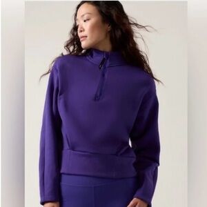 Athleta Quarter Zip 

Brand New!